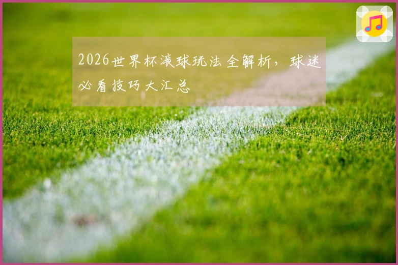 2026世界杯滚球玩法全解析，球迷必看技巧大汇总