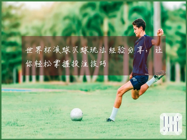 世界杯滚球买球玩法经验分享，让你轻松掌握投注技巧